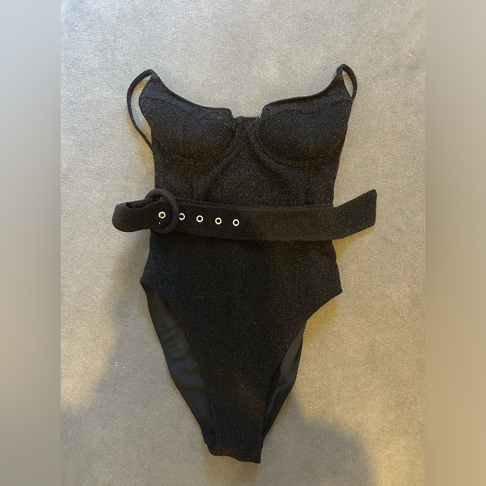 Amazing and elegant shiny swimsuit